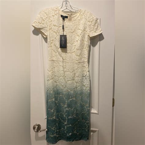 burberry ombre lace dress